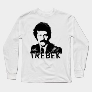 Alex Trebek Portrait Long Sleeve T-Shirt